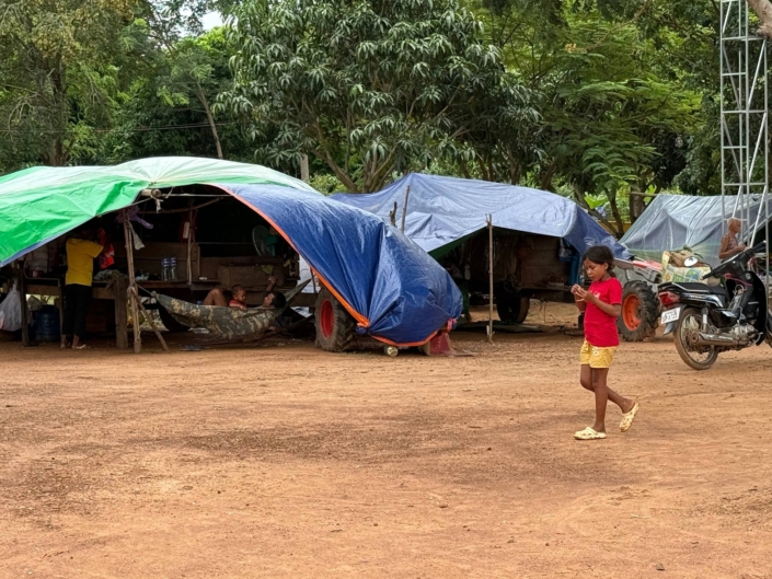 Lebensmittel für Flüchtlingslager an der Grenze zu Thailsnd