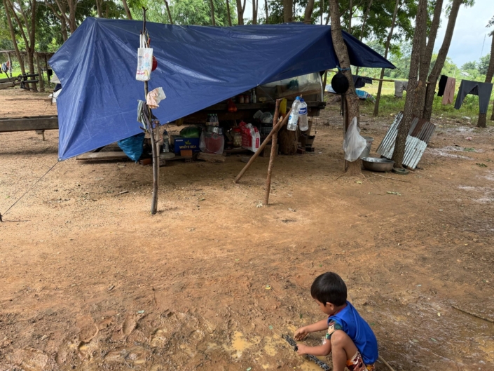 Lebensmittel für Flüchtlingslager an der Grenze zu Thailsnd