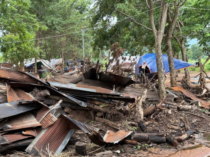 Lebensmittel für Flüchtlingslager an der Grenze zu Thailsnd